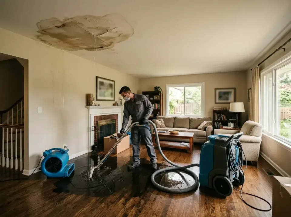 attic-pipe-burst-ceiling-drip-008 — frequently asked questions, Water Damage Restoration & Carpet Care in Verona, VA
